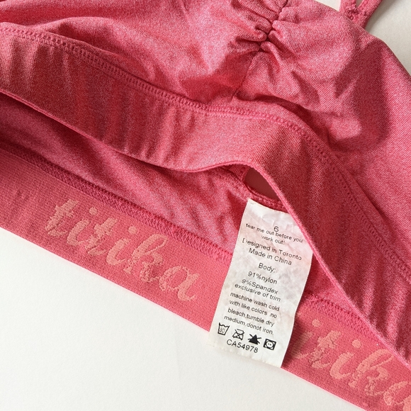 TITIKA Athletic Sports Bra, Pink, 6 - Picture 4 of 4